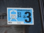 SPAX 2743 inspection sticker